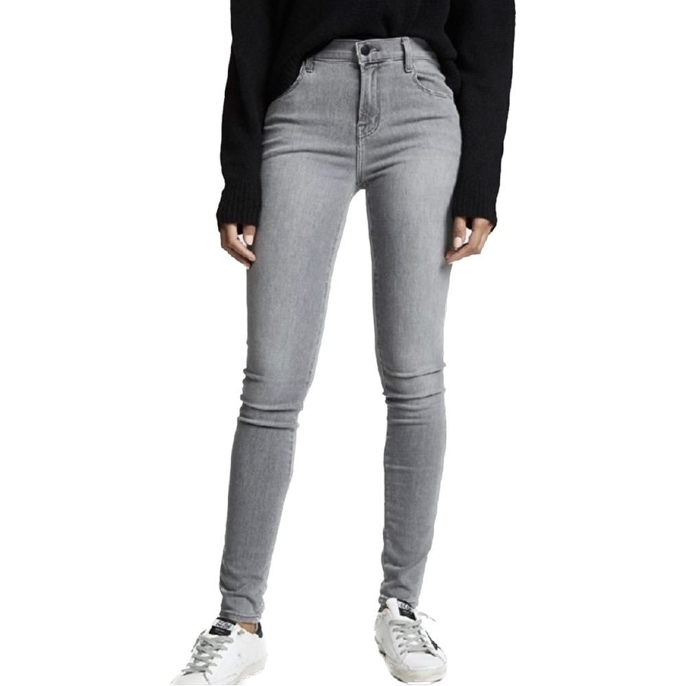 J. BRAND "MARIA” GREY SKINNY JEANS - SIZE 25